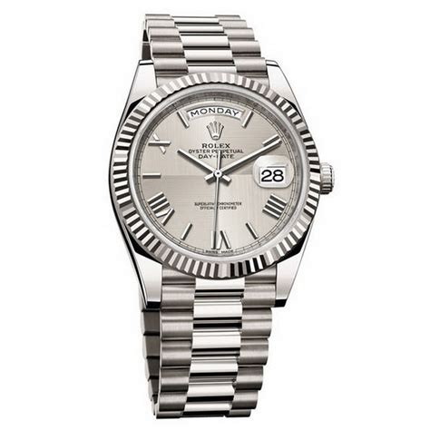 rolex oyster perpetual day date price white gold|Rolex Oyster Perpetual date value.